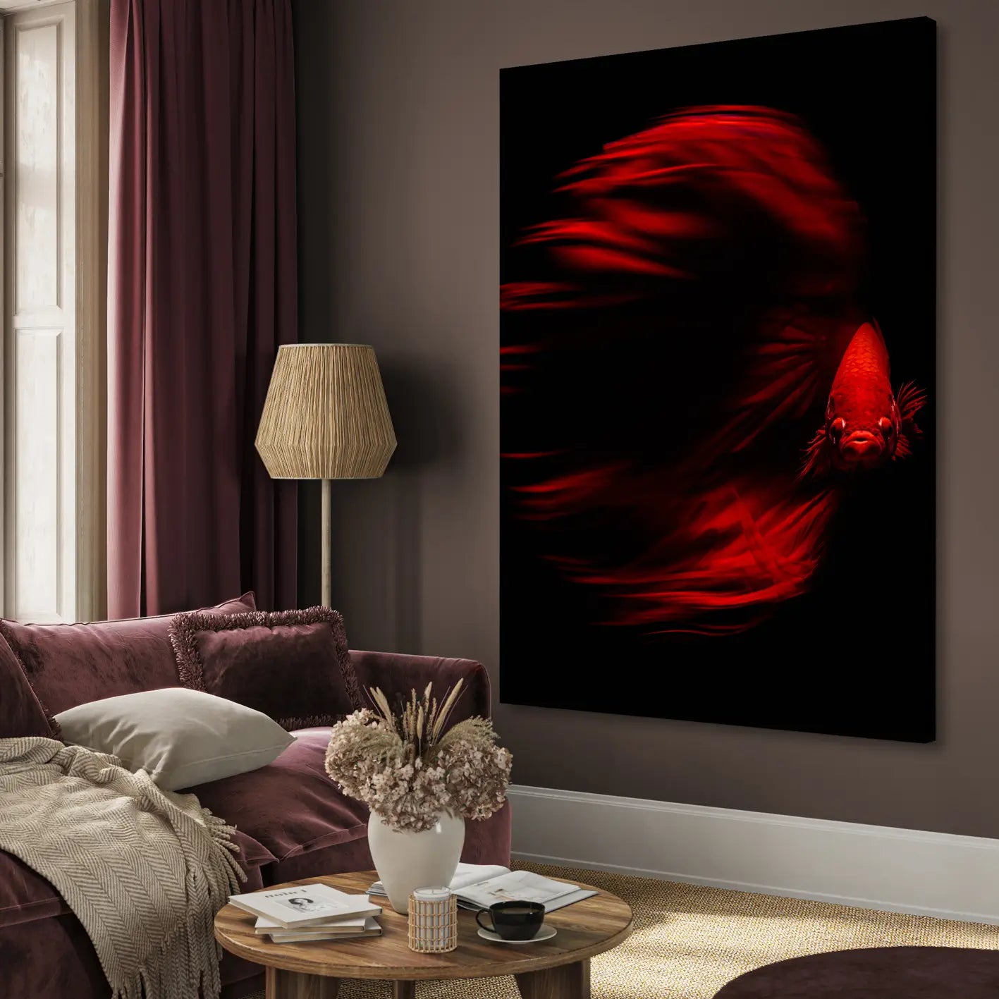 Canvastavla - The Red Whisper