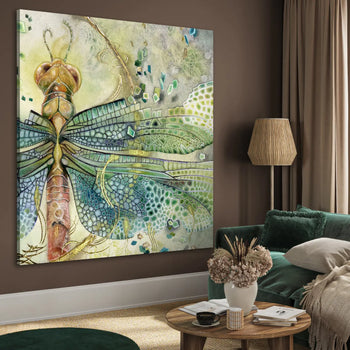 Canvastavla - Mosaic Wings