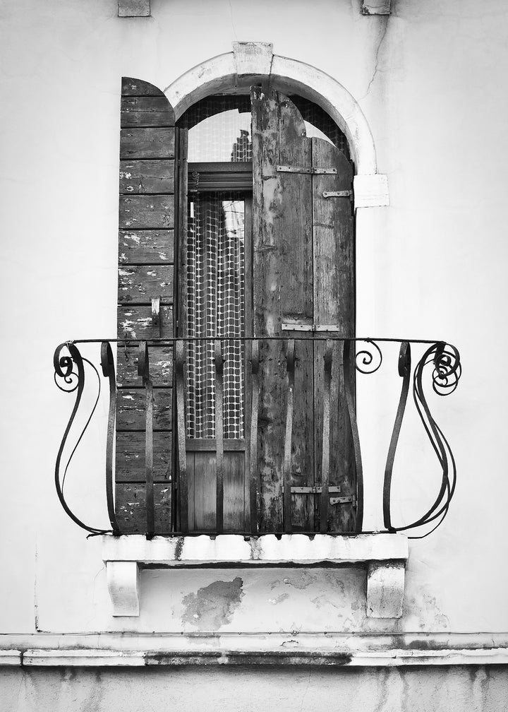 Canvastavla - Balcony Venice