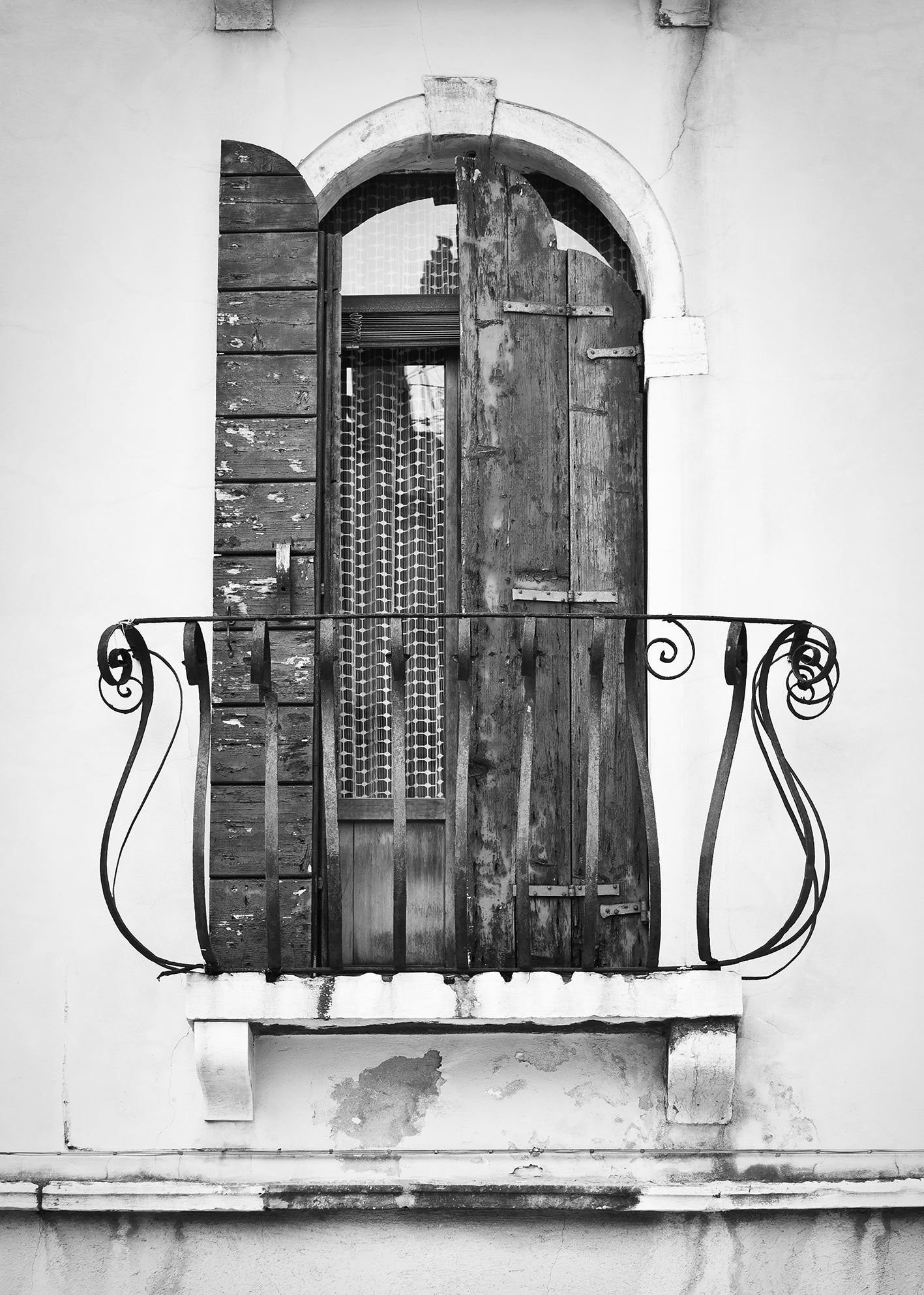 Ljuddämpande tavla - Balcony Venice