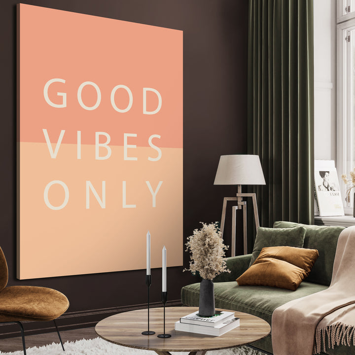 Canvastavla - Good Vibes Only