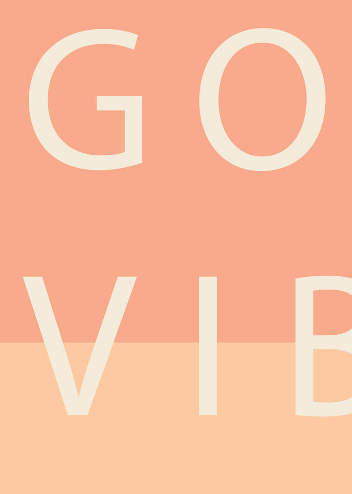 Canvastavla - Good Vibes Only