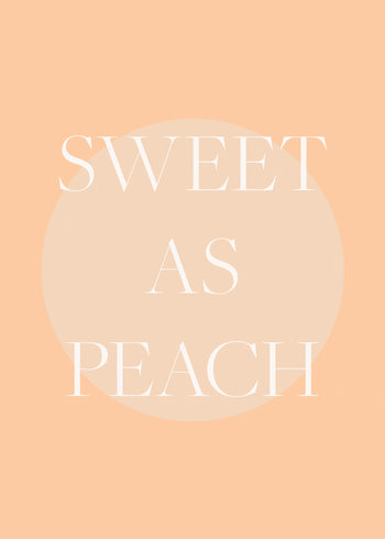 Canvastavla - Sweet As Peach
