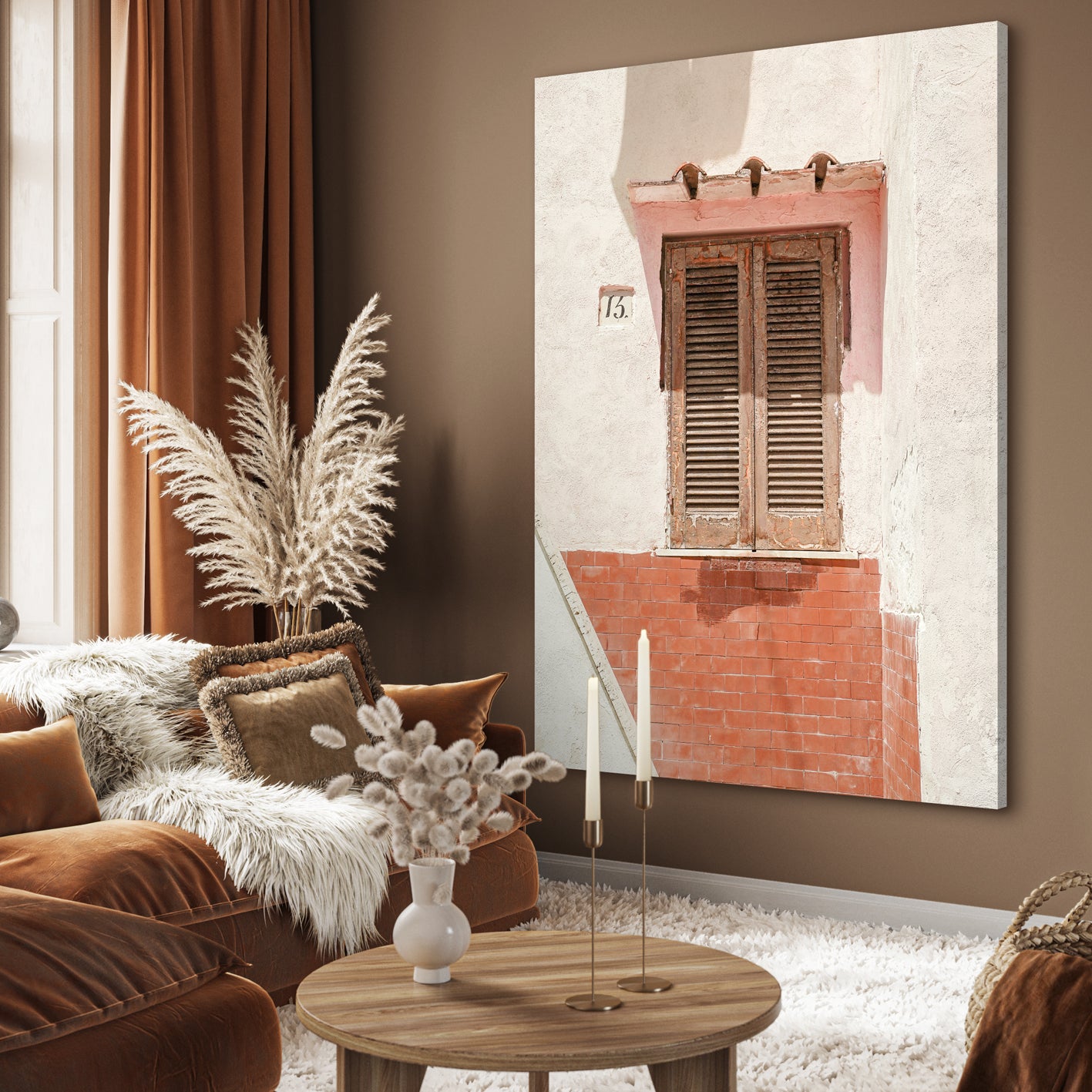 Canvastavla - Coral Corner