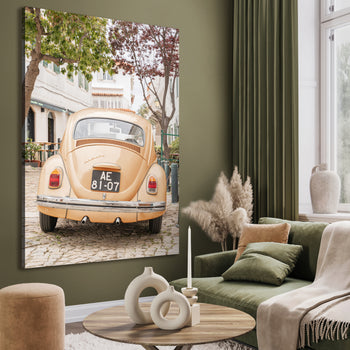 Canvastavla - Vintage Beetle
