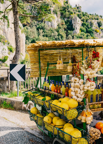 Canvastavla - Fruit Stand Delight