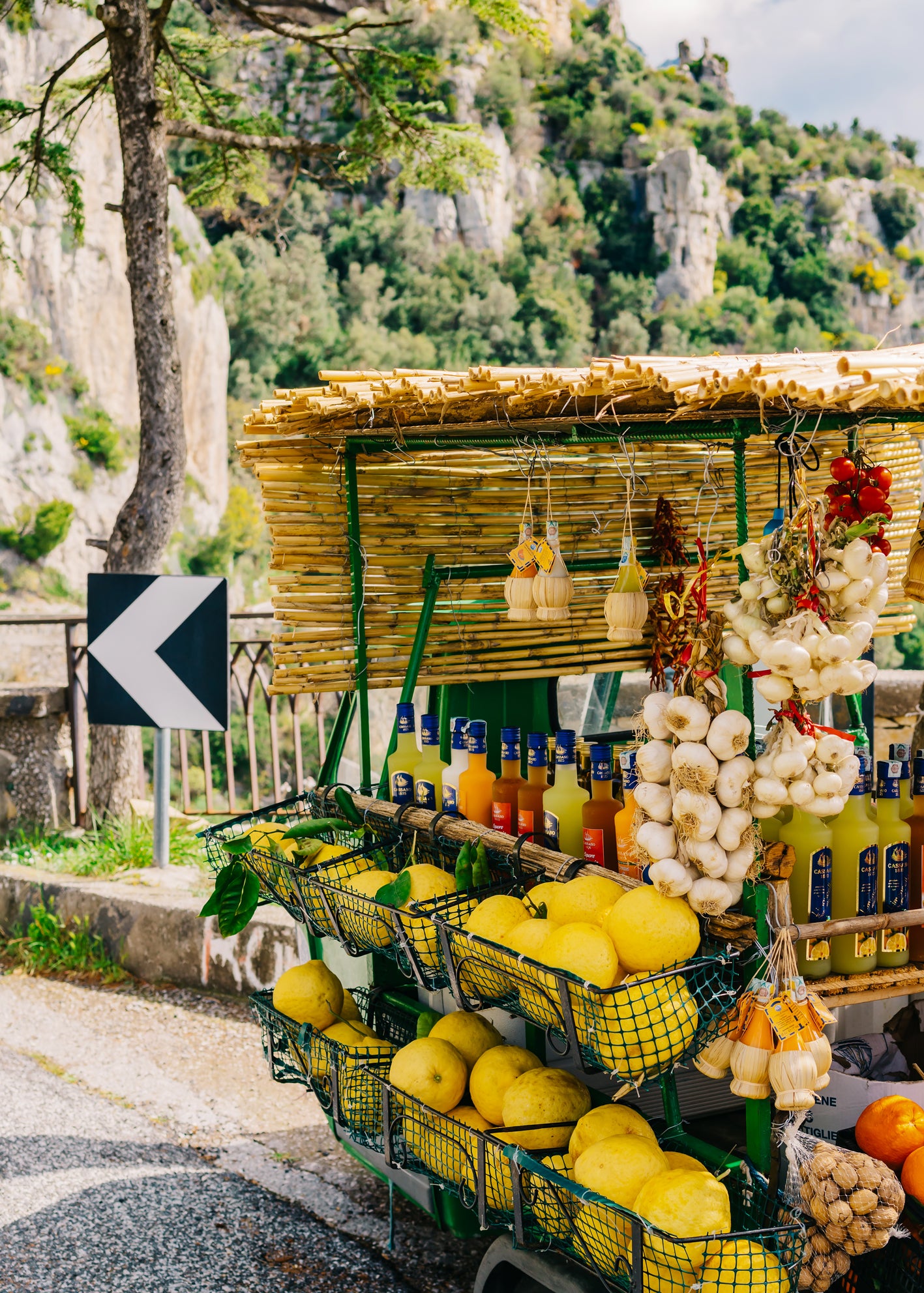 Canvastavla - Fruit Stand Delight