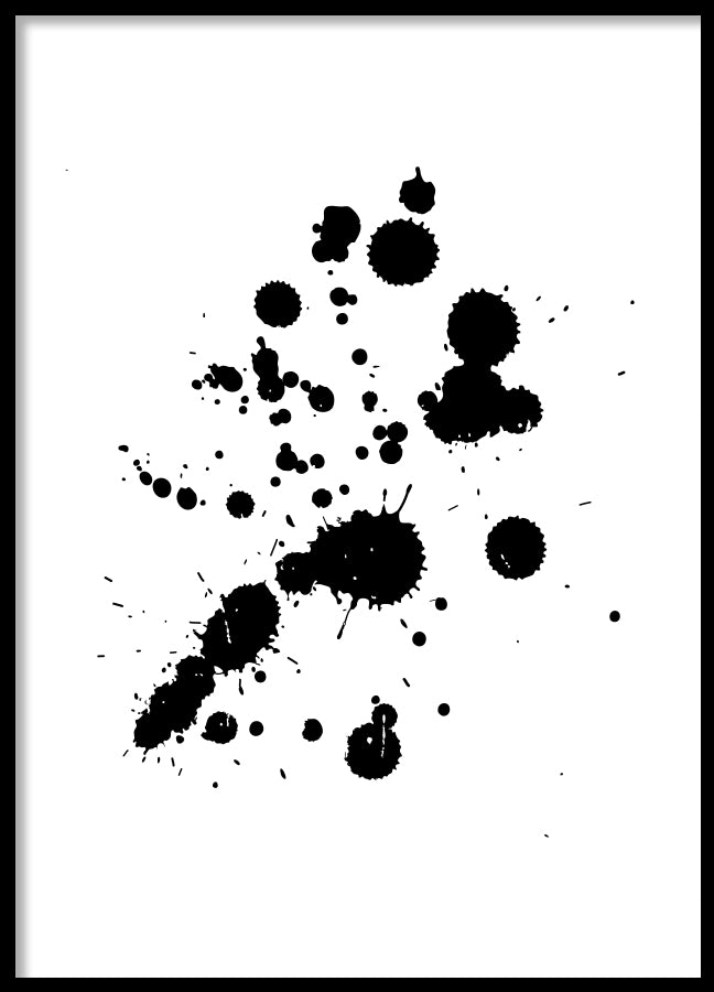 Poster - Black Splash