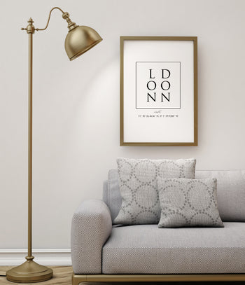 Poster - London Coordinates
