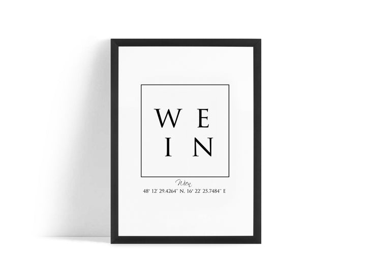Poster - Wien Coordinates
