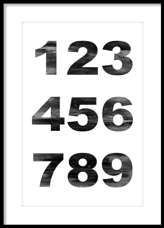 Poster - Numbers