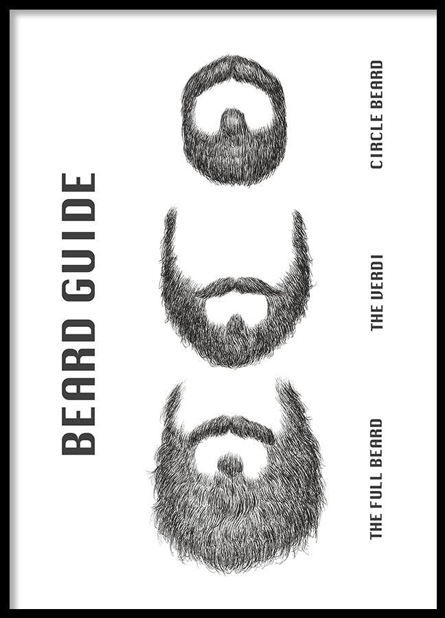 Poster - Beard Guide