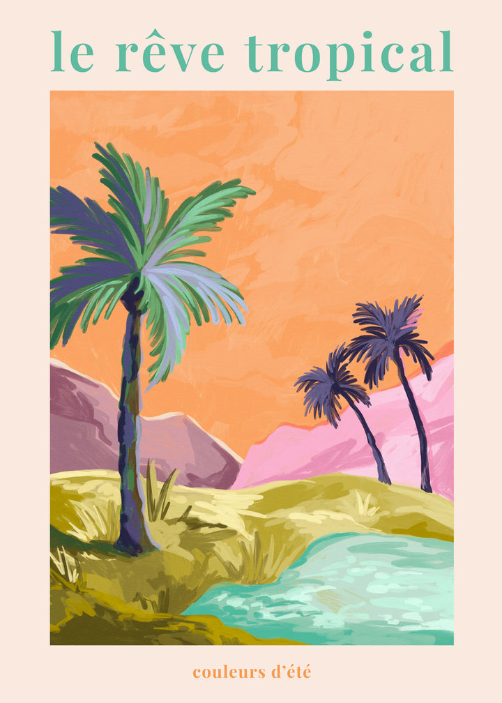 Canvastavla - Tropical Dream