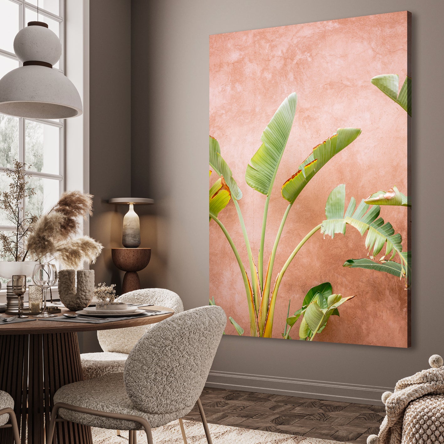 Canvastavla - Tropical Leaves