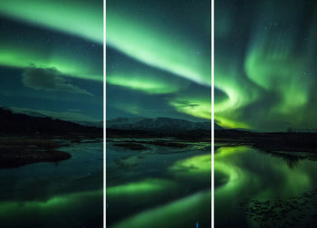 Canvastavla - Beautiful northern lights