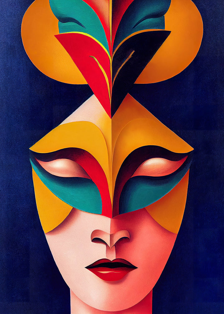 Ljuddämpande tavla - Shapes of Masquerade