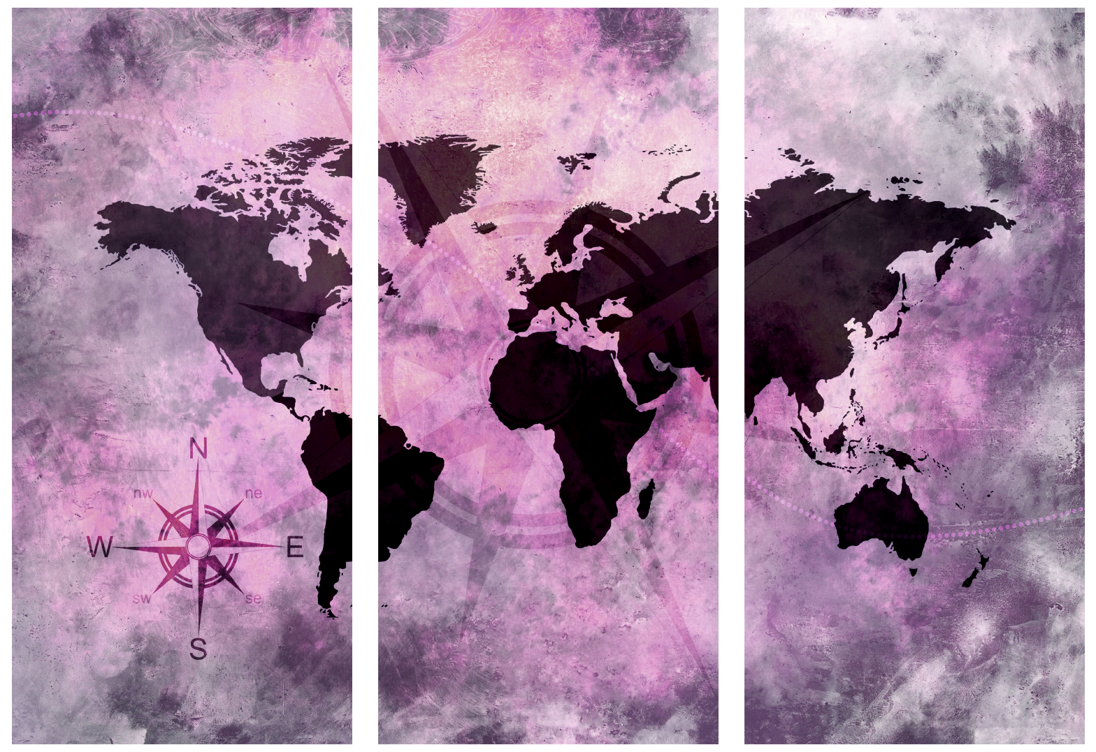 Canvastavla - Pink World