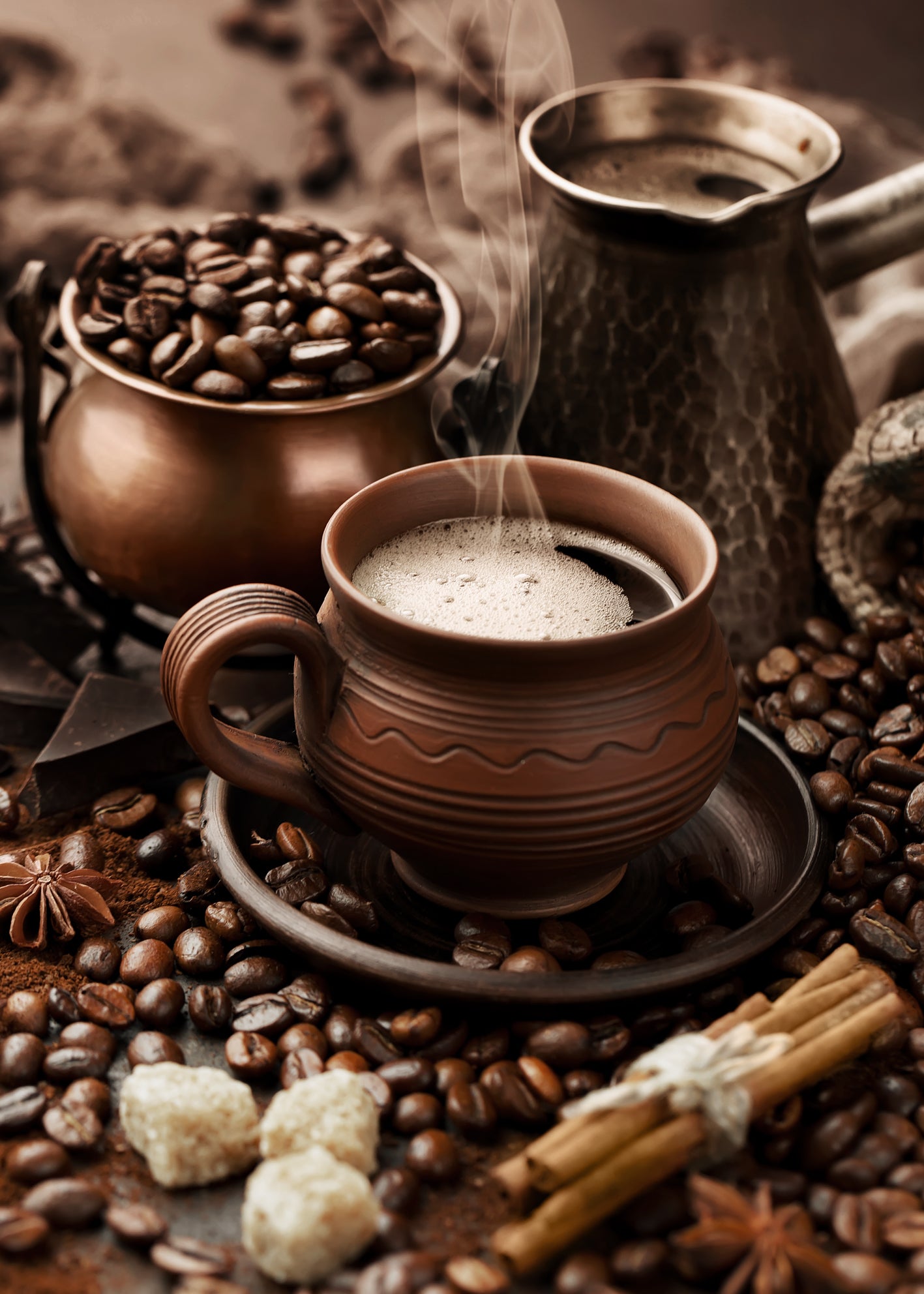 Canvastavla - Espresso Essence
