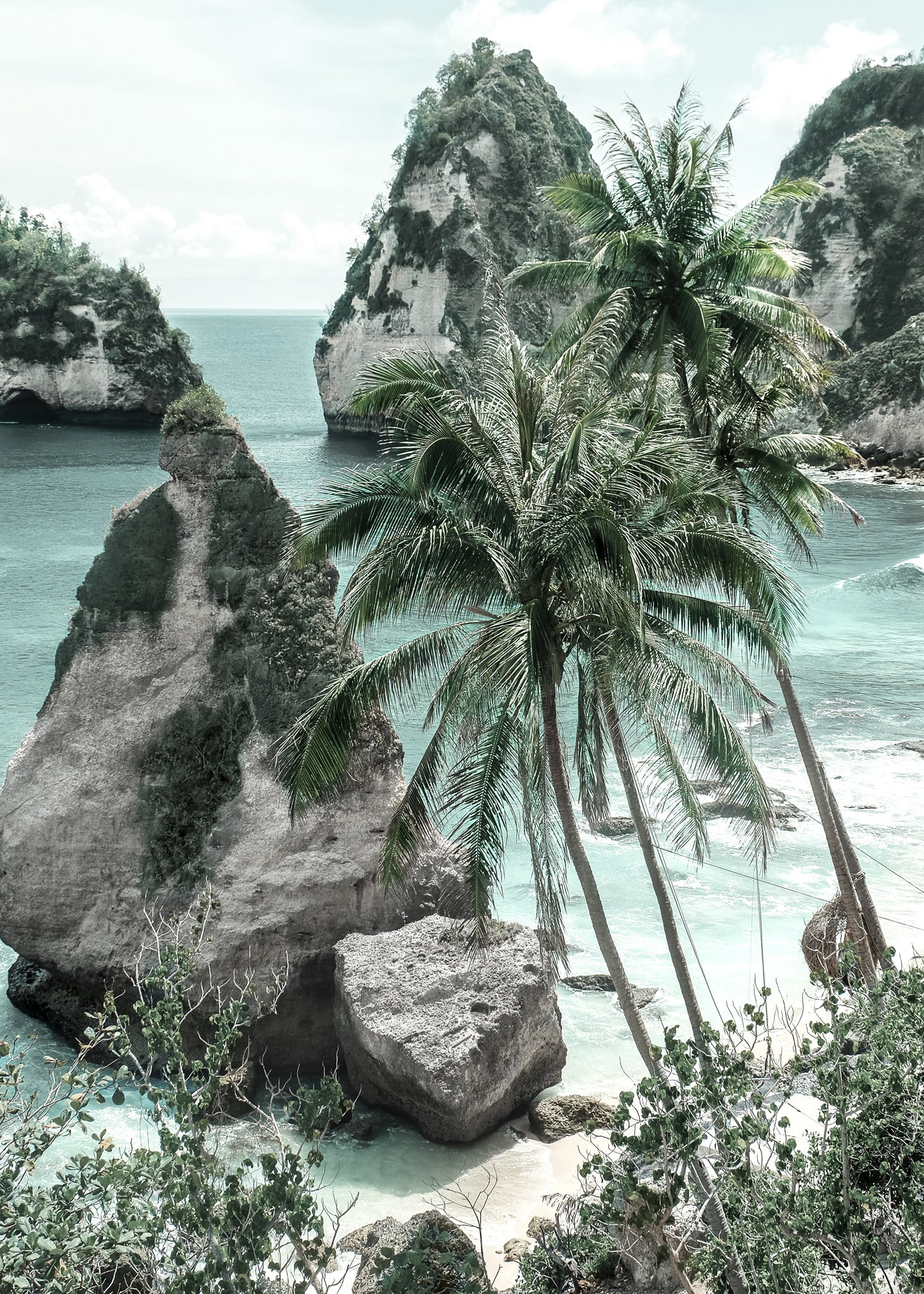 Canvastavla - Tropical Island