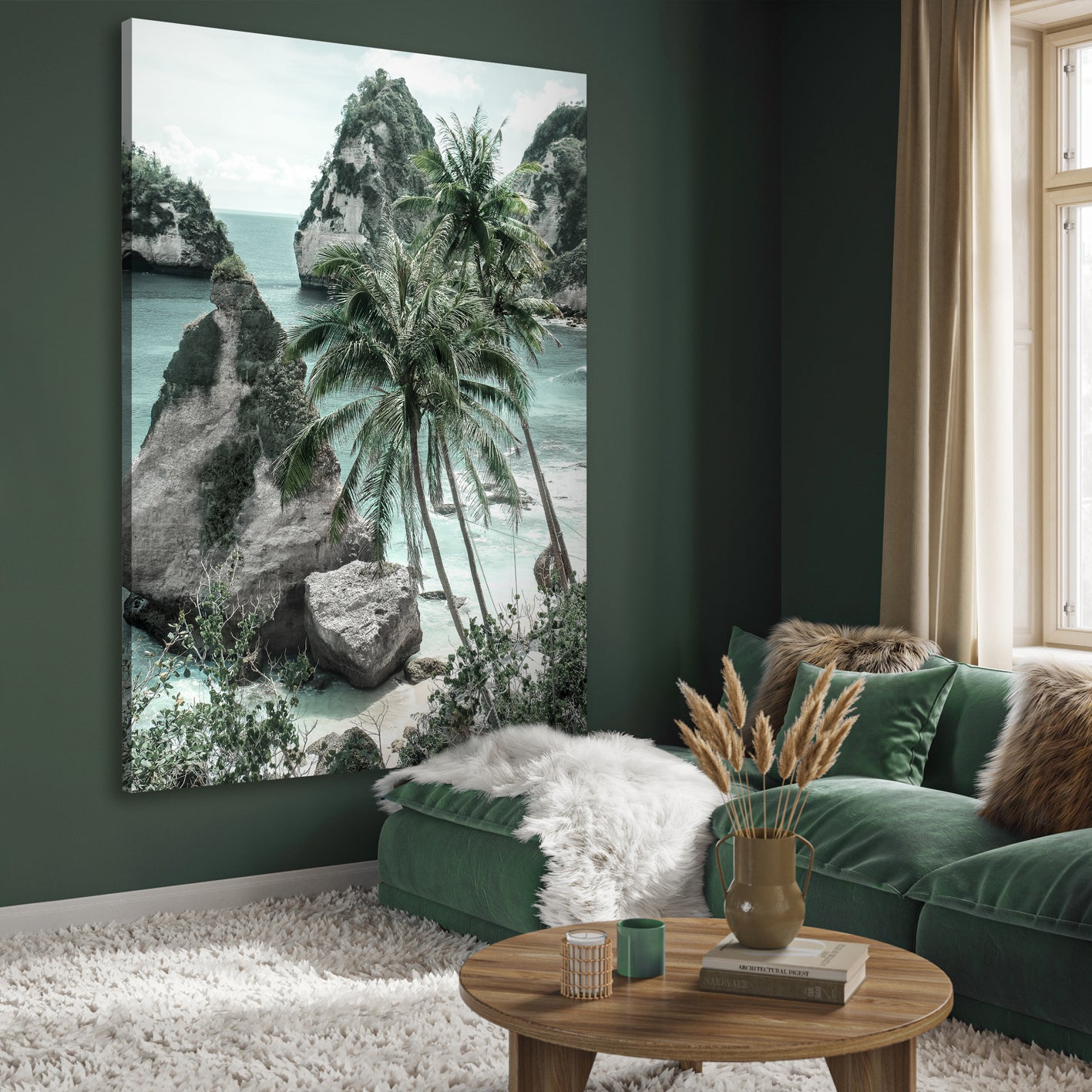 Canvastavla - Tropical Island