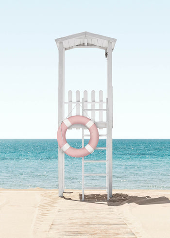 Canvastavla - Lifeguard Hut