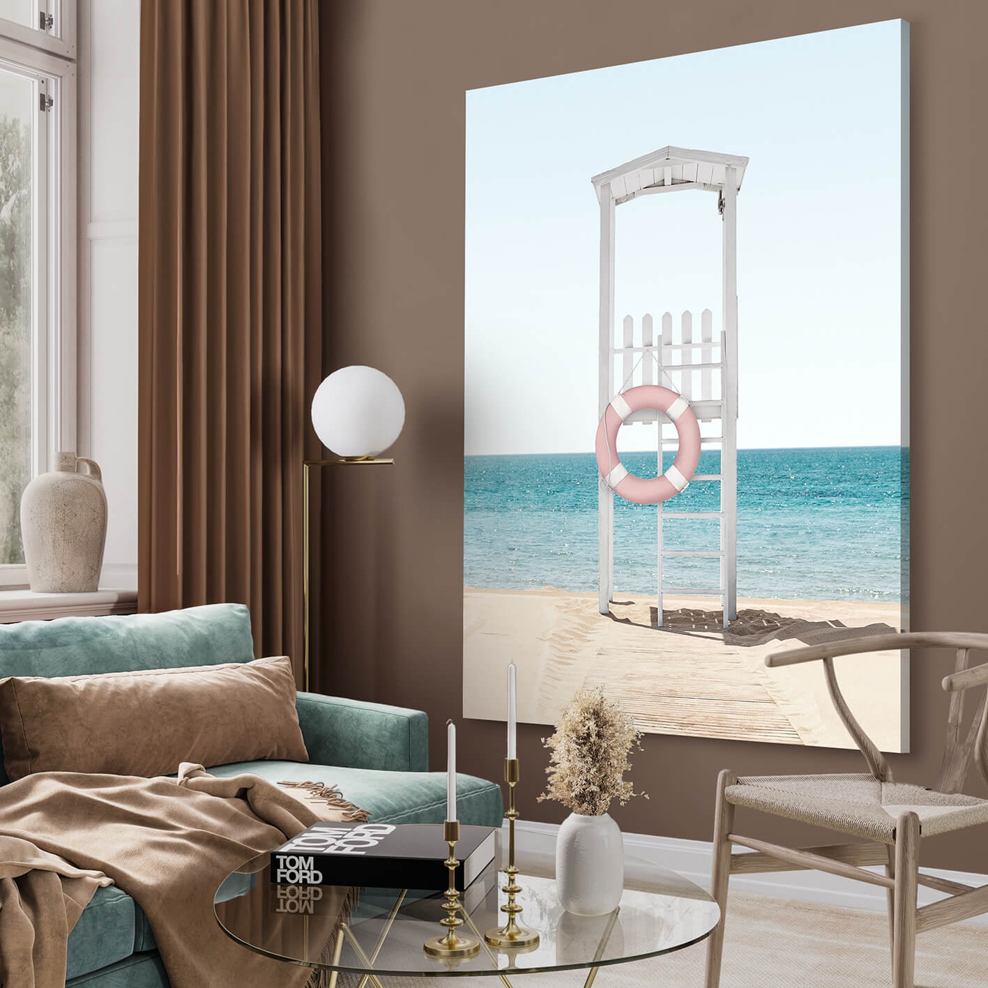 Canvastavla - Lifeguard Hut
