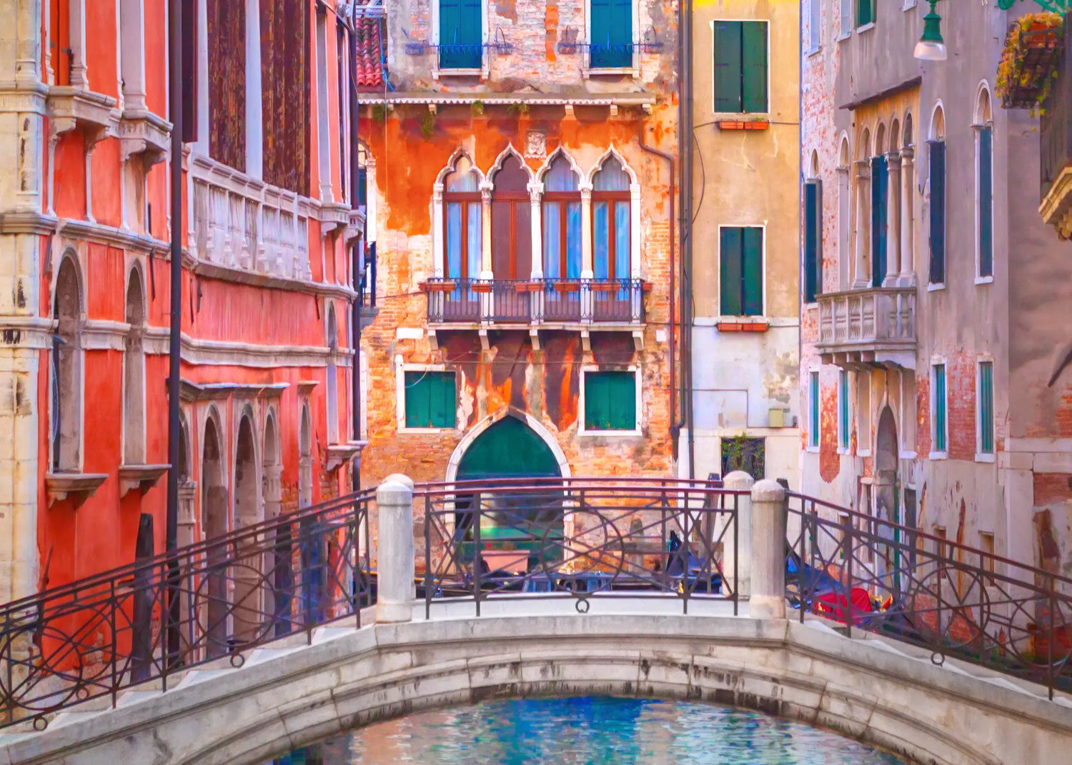Canvastavla - Colors of Venice