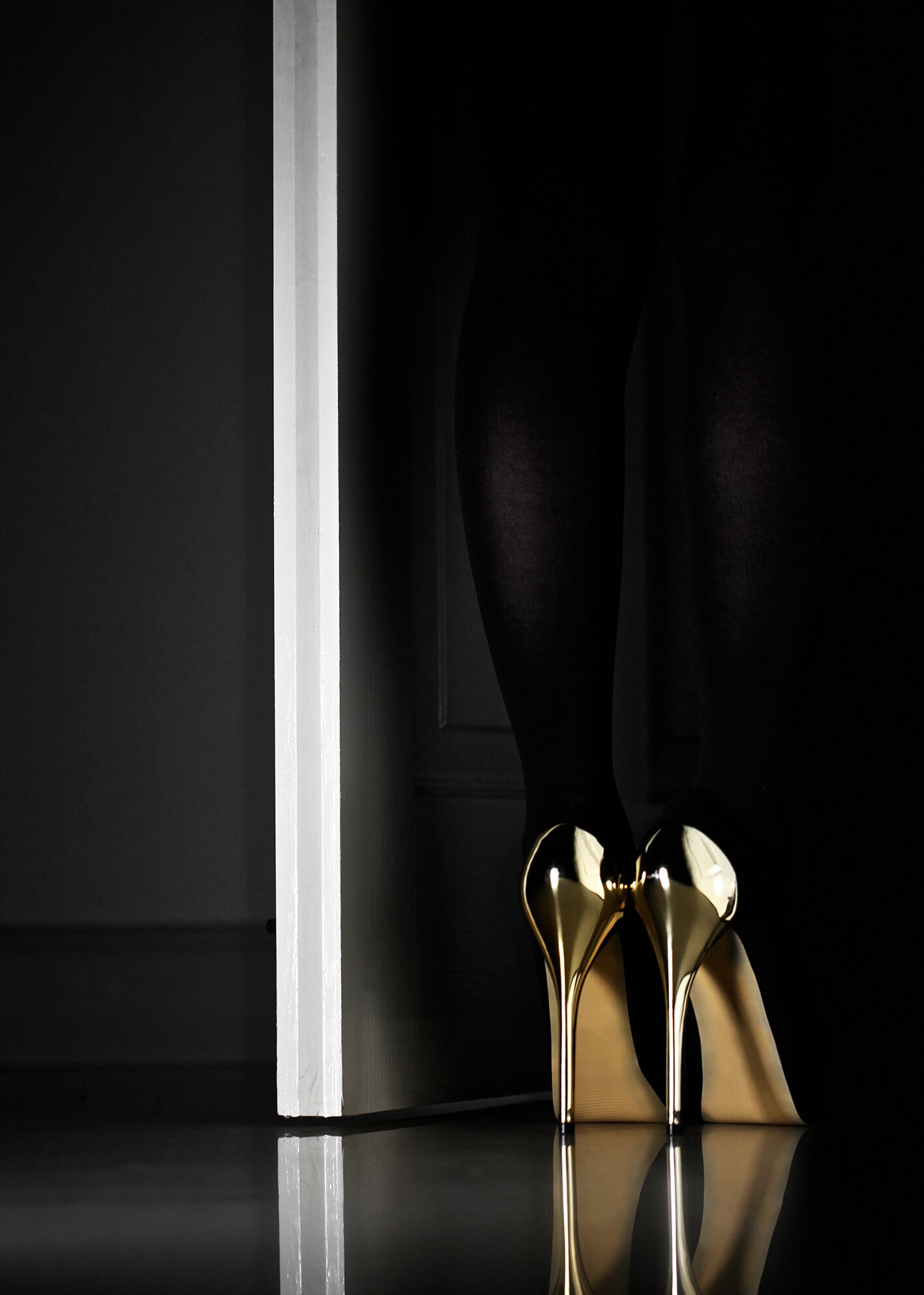 Canvastavla - Golden Heels