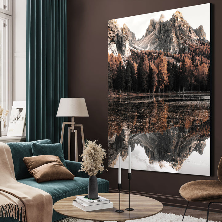 Canvastavla - Alps in Autumn