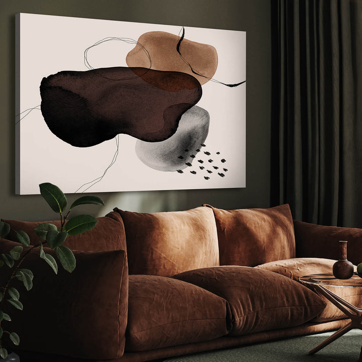Canvastavla - Circle Graphic No1