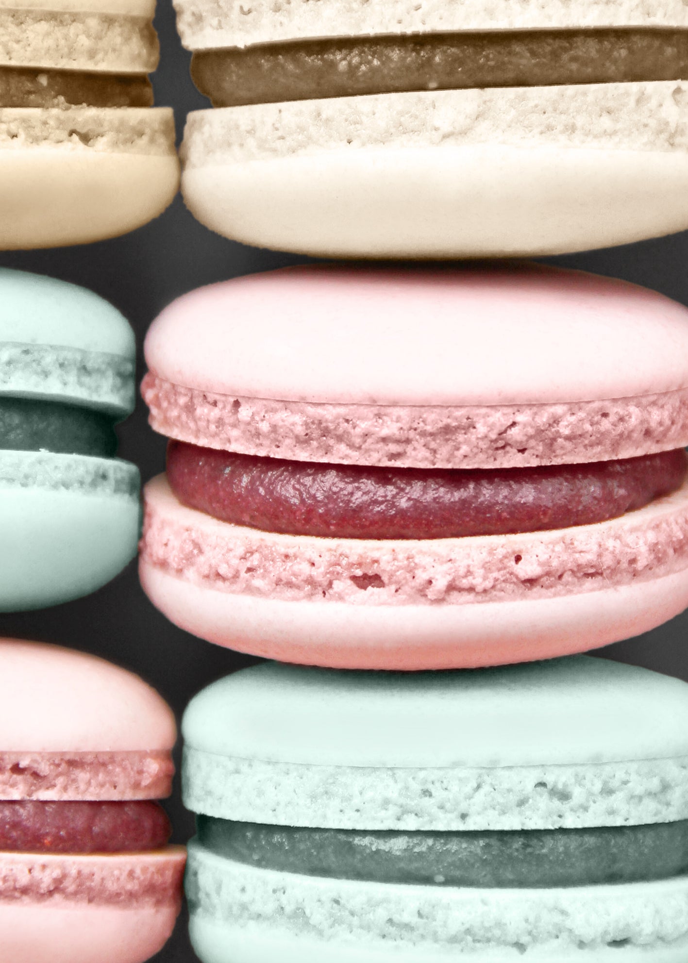 Canvastavla - Macarons
