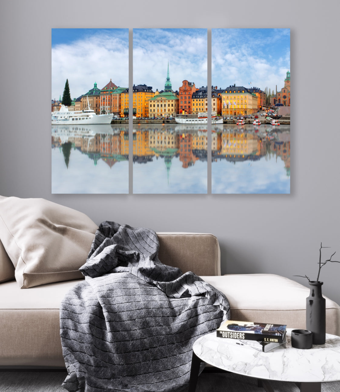 Canvastavla - Old town Stockholm