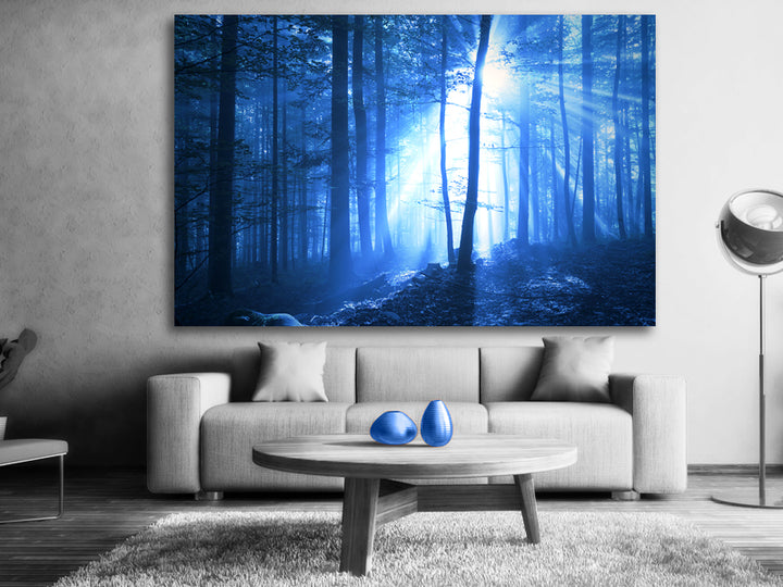 Canvastavla - Blue Forest