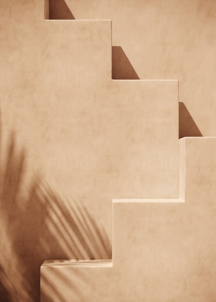 Canvastavla - Beige Shapes