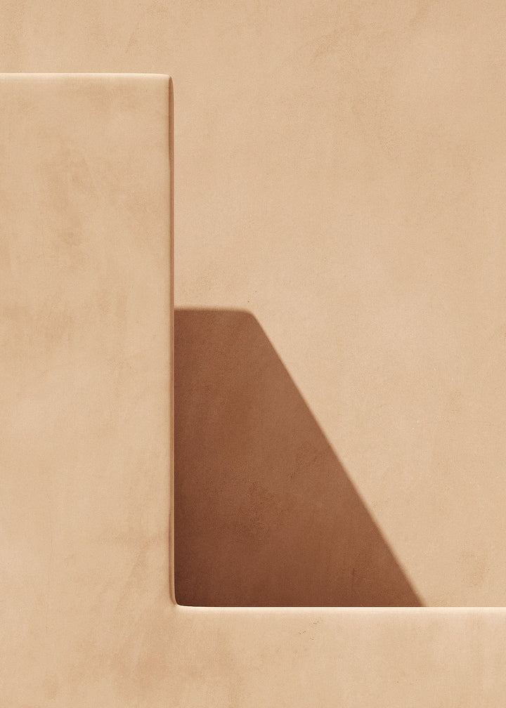 Canvastavla - Beige Shapes
