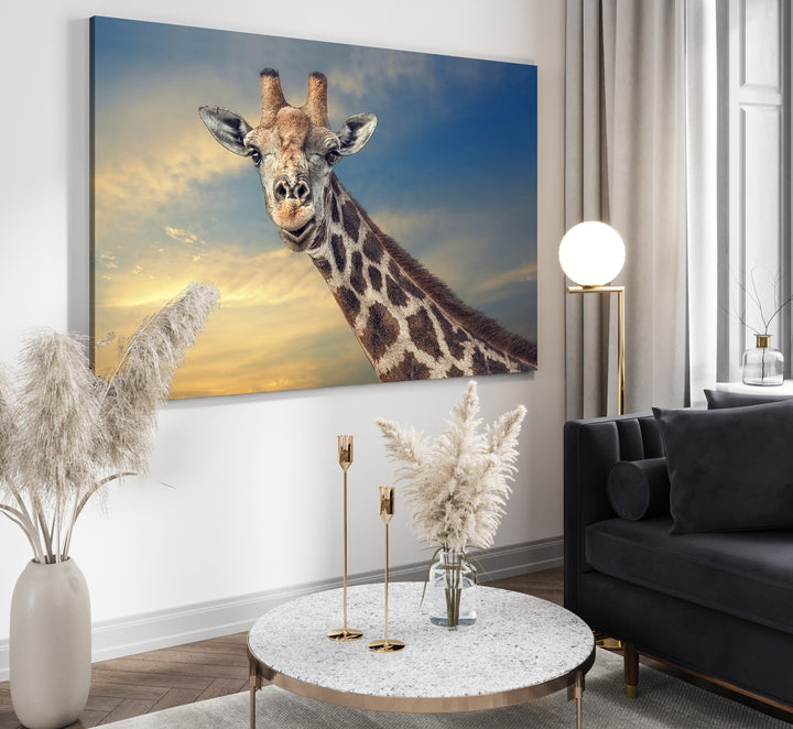 Canvastavla - Giraffe