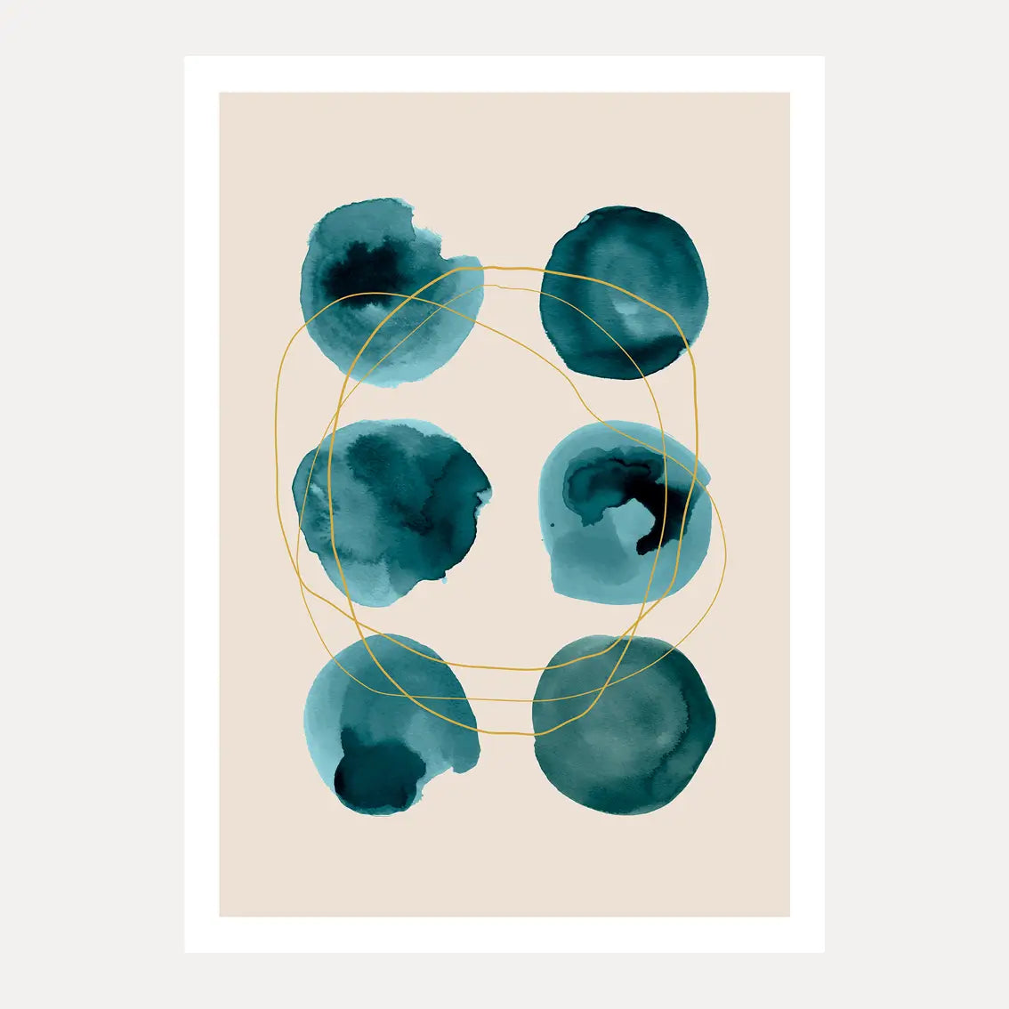 Poster - Green Circles
