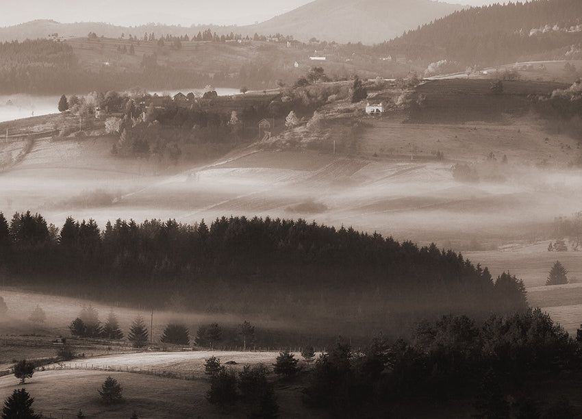 Canvastavla - Misty Scape