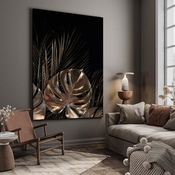 Canvastavla - Monstera of Copper