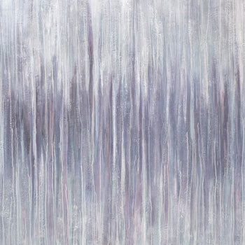 Abstrakt Oljemålning - Snowfall
