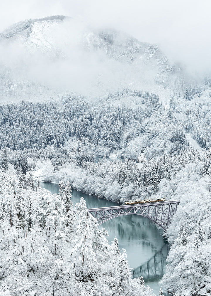 Ljuddämpande tavla - Train in Winter