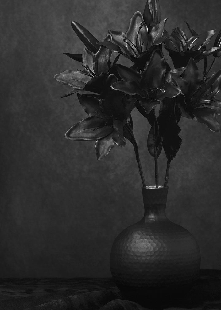 Ljuddämpande tavla - Black Lilies