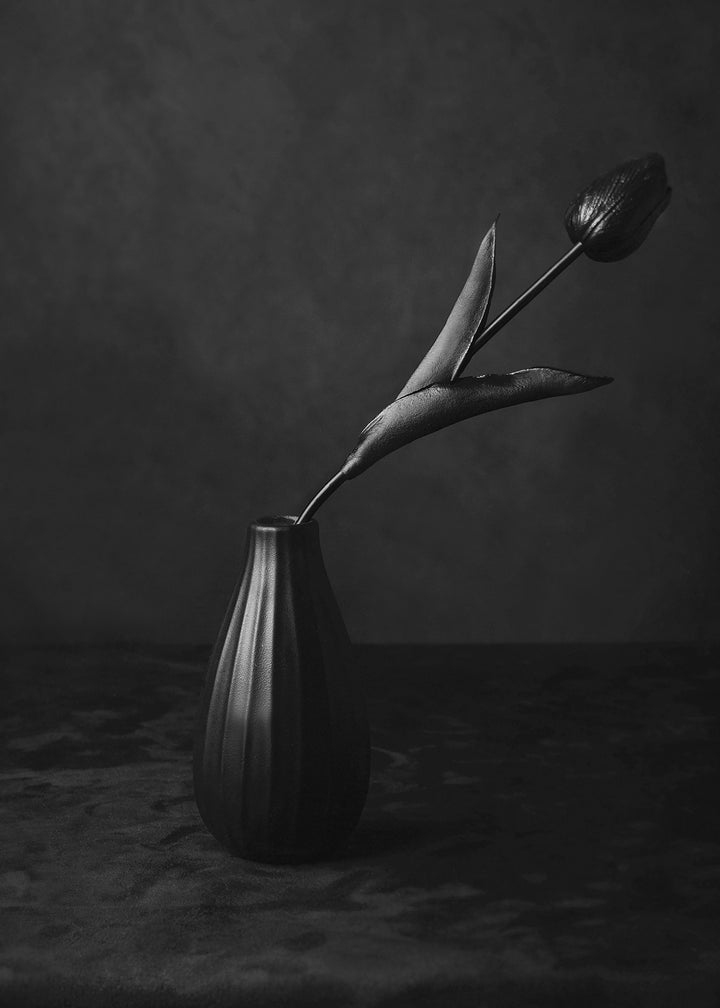 Ljuddämpande tavla - Black Tulip
