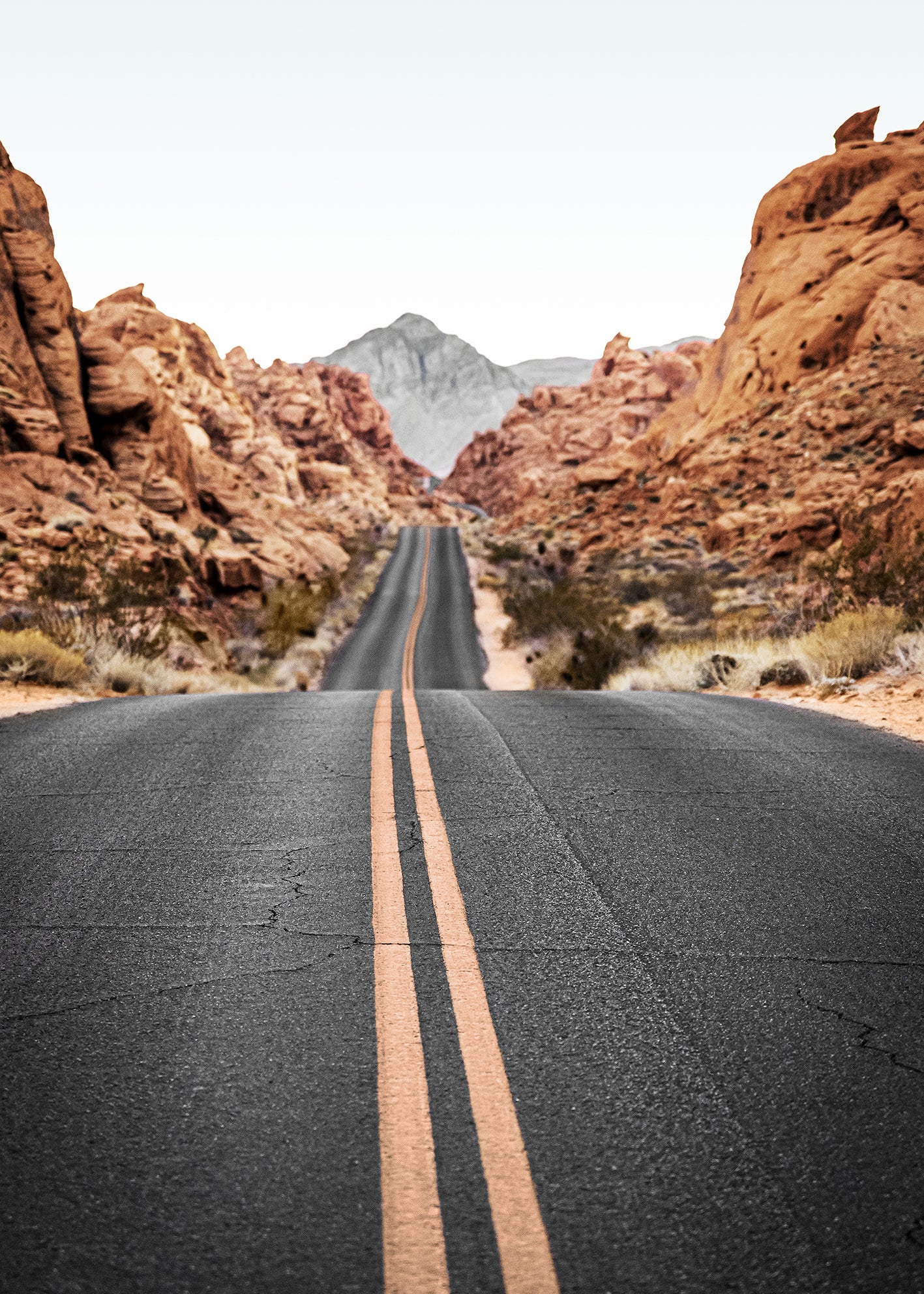 Canvastavla - Desert Road