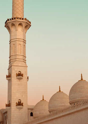Canvastavla - Domes and Moon