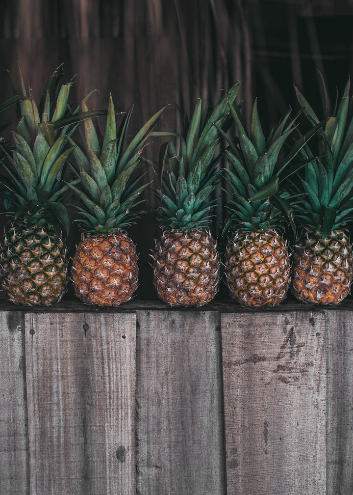 Ljuddämpande tavla - Beach and Pineapples