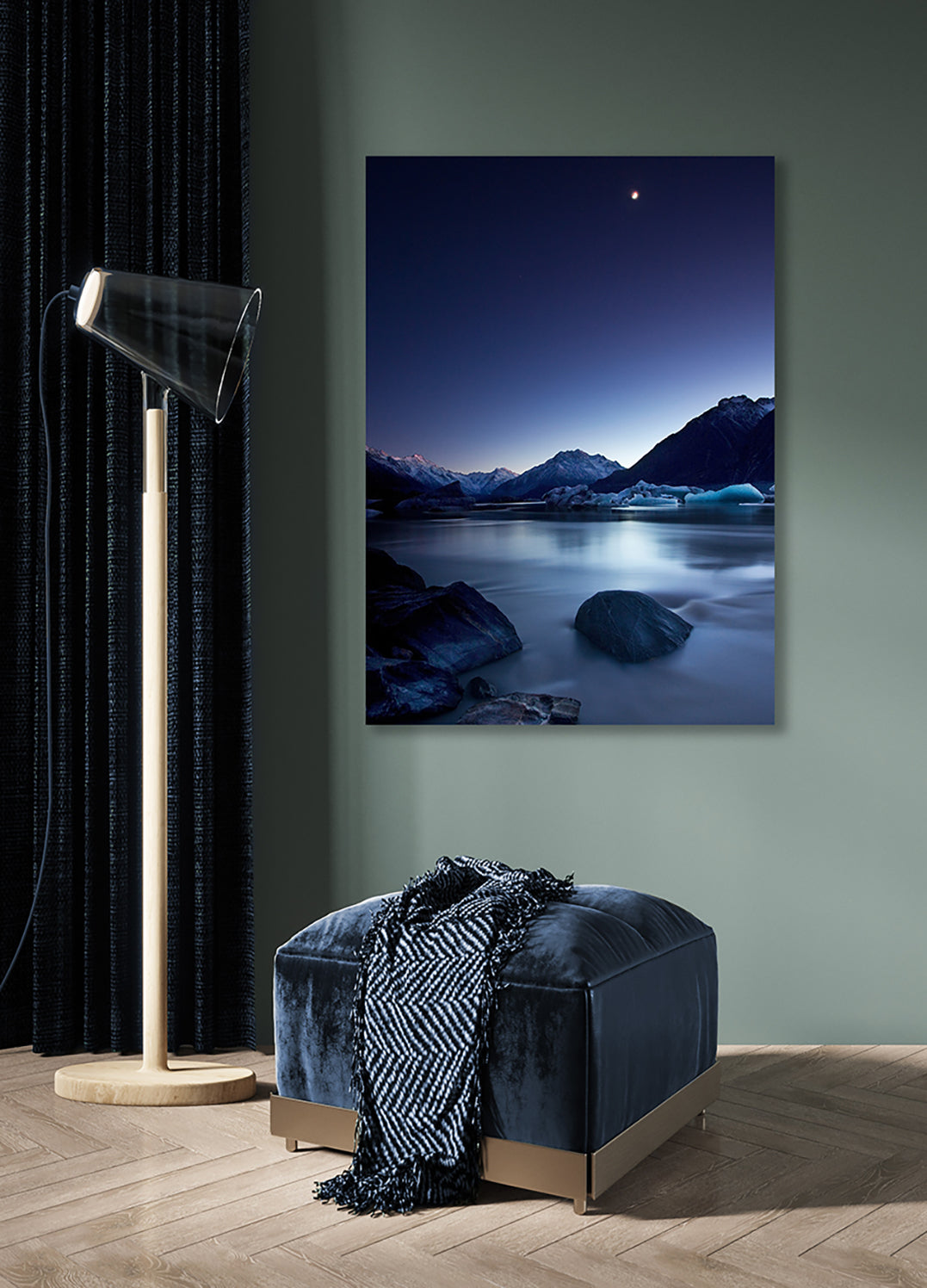 Canvastavla - Arctic Moon