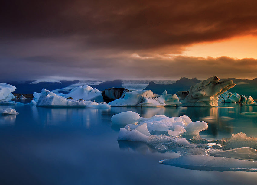 Canvastavla - Fire and Ice