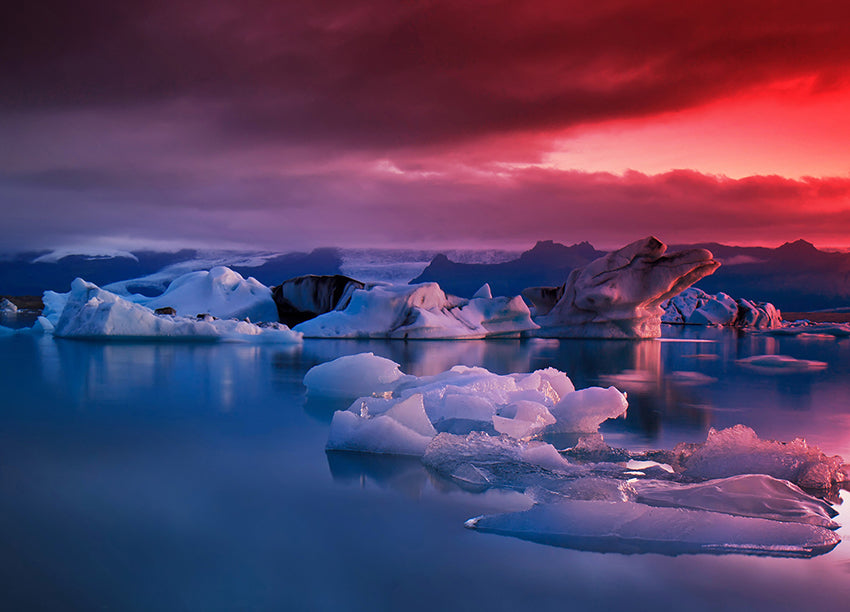 Canvastavla - Arctic Sunset