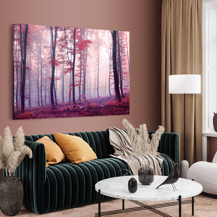 Canvastavla - Red Forest